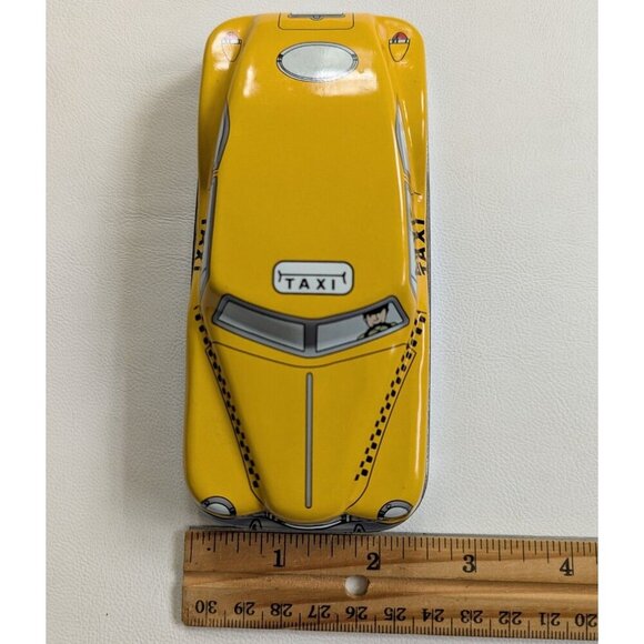 Fossil Watch Yellow Taxi Car Tin Collectible Tin 1993 EMPTY - Picture 9 of 9